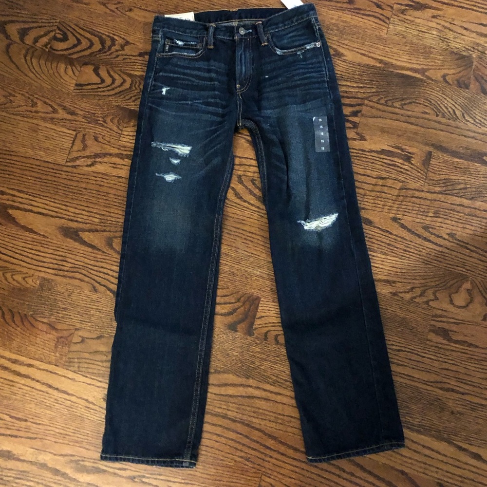 Abercrombie and Fitch boys jeans size 16 NWT